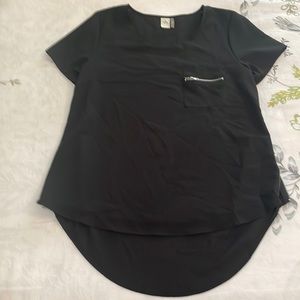 Paper Crane black blouse